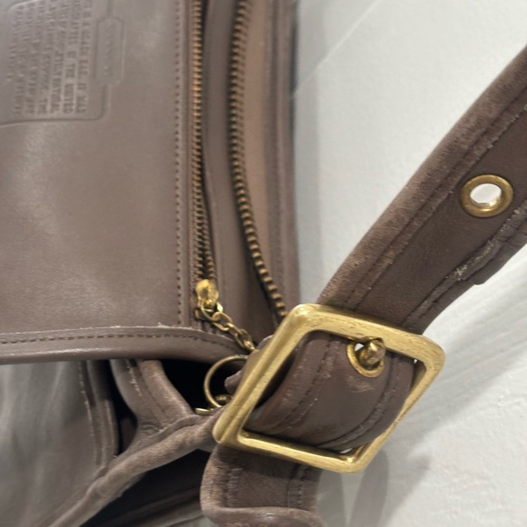 Coach Dark Brown Leather Crossbody Bag - Picture 7 of 15